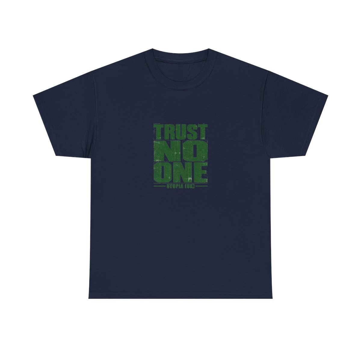 Utopia (UK) "Trust No One" Unisex Tee - alternate angle 2, merchandise