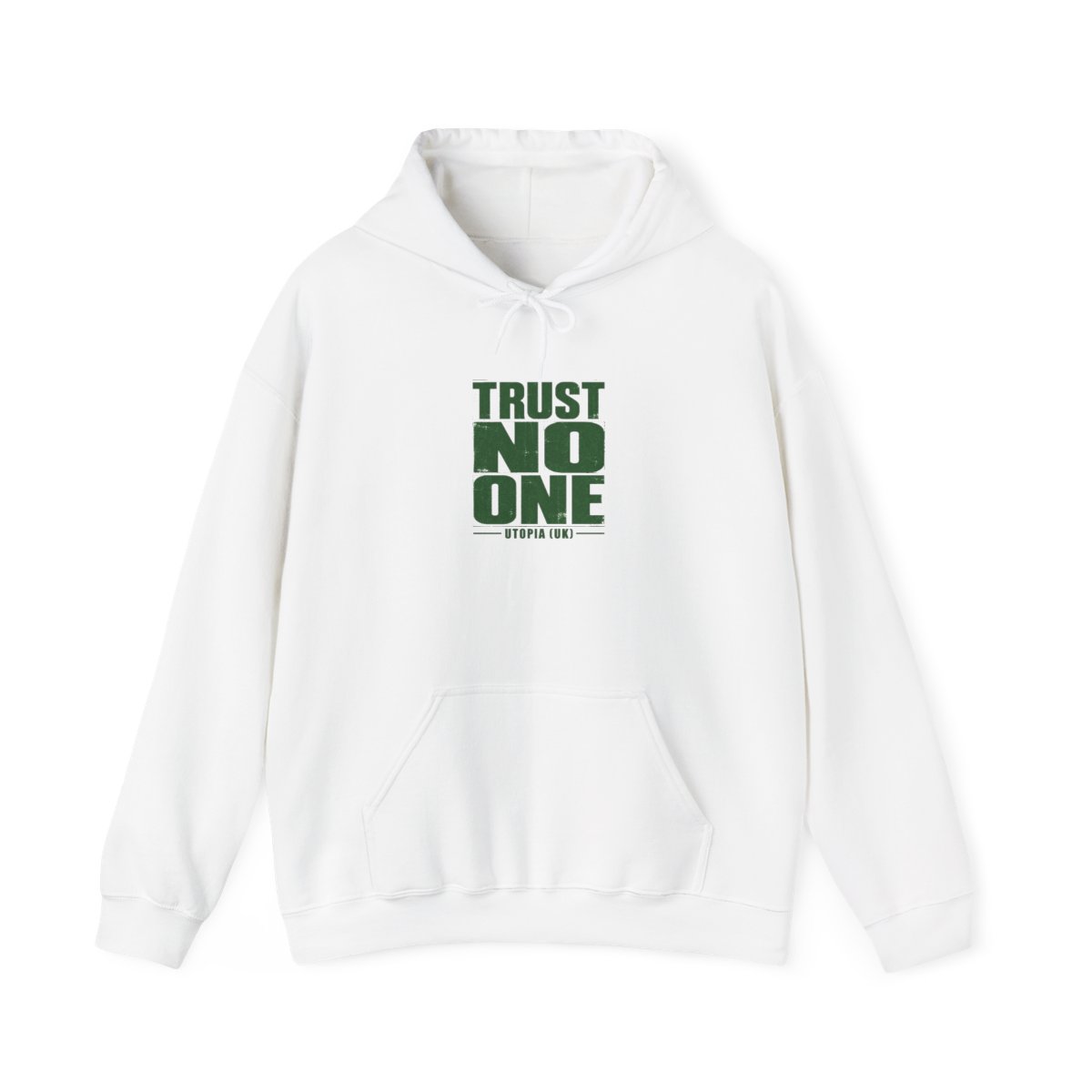 Utopia (UK) "Trust No One" Hoodie - alternate angle 3, merchandise