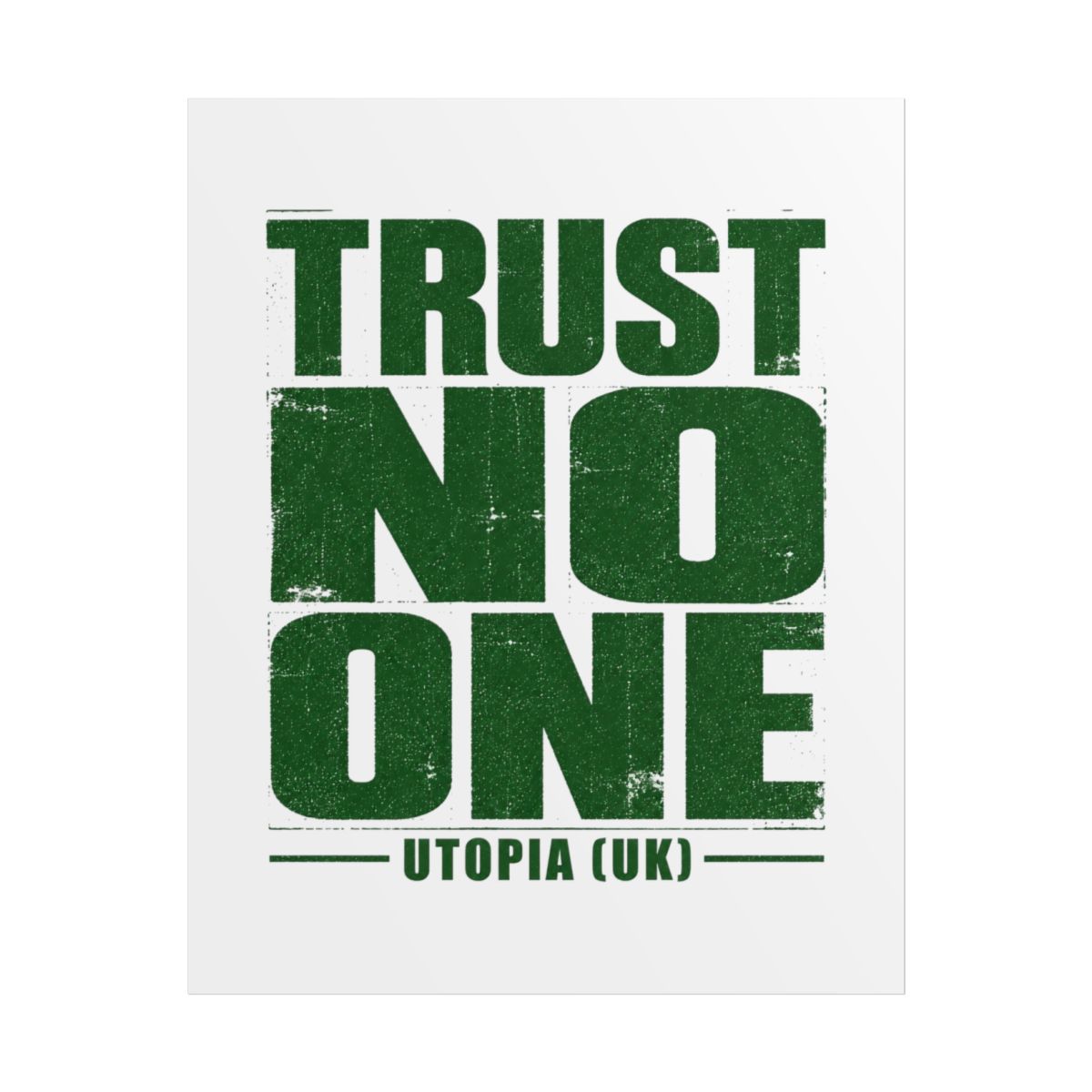 Utopia (UK) "Trust No One" Poster
