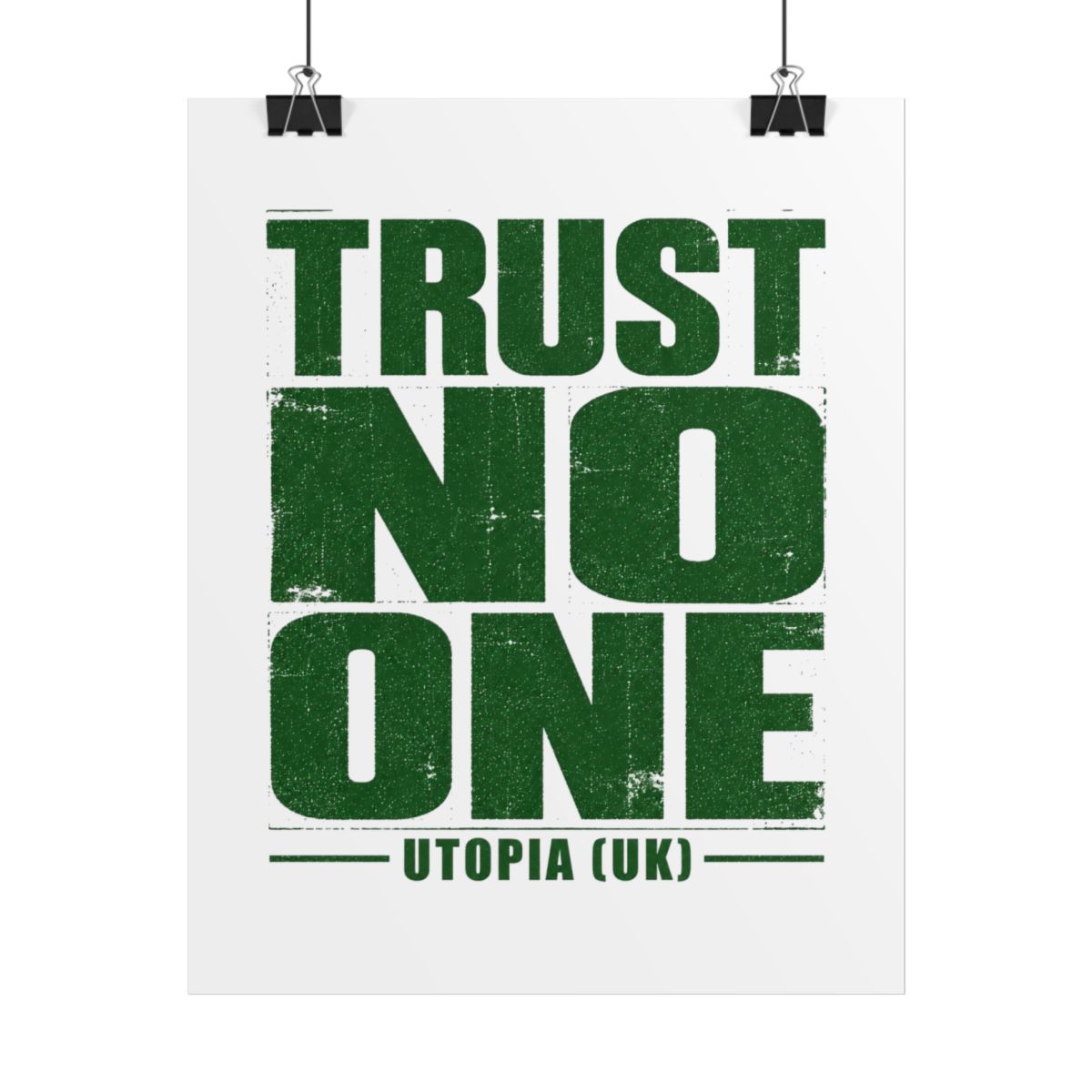 Utopia (UK) "Trust No One" Poster