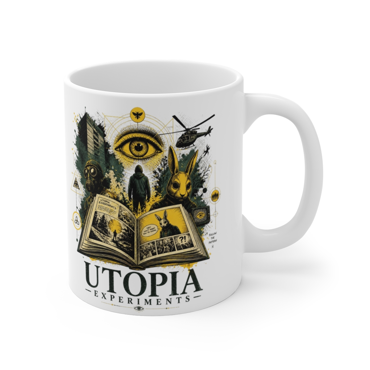 Utopia (UK) "Utopia Experiments" White Mug