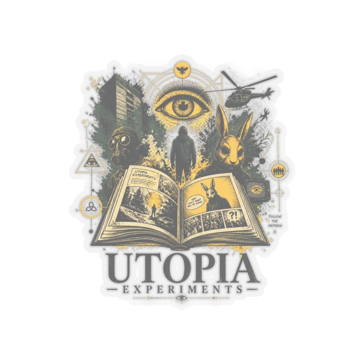 Utopia (UK) "Utopia Experiments" Sticker