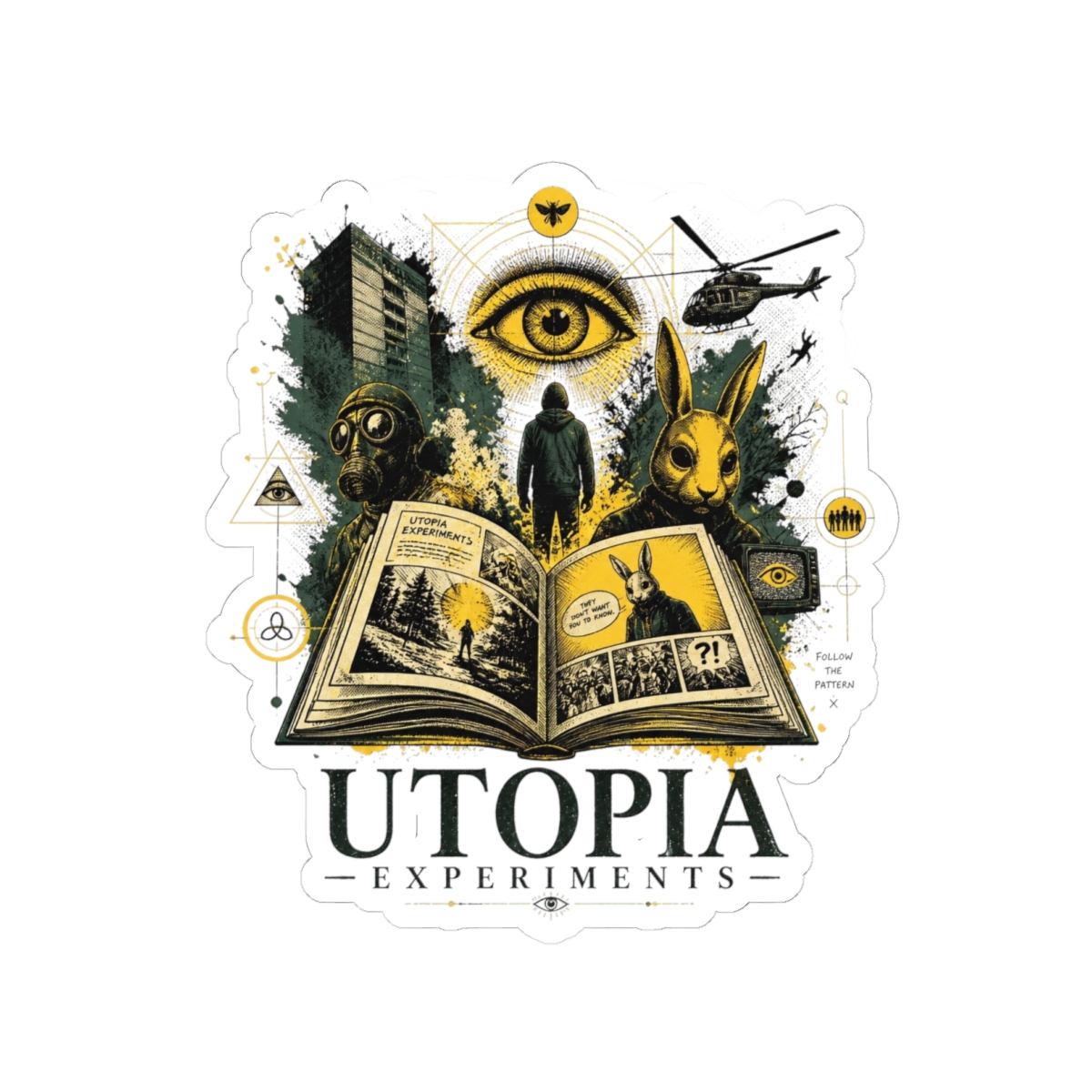 Utopia (UK) "Utopia Experiments" Sticker