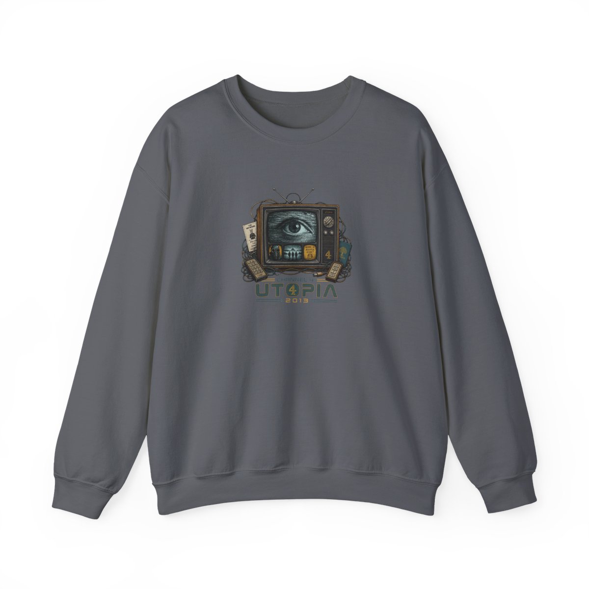 Utopia (UK) "Channel 4: Utopia 2013" Crewneck - alternate angle 5, merchandise