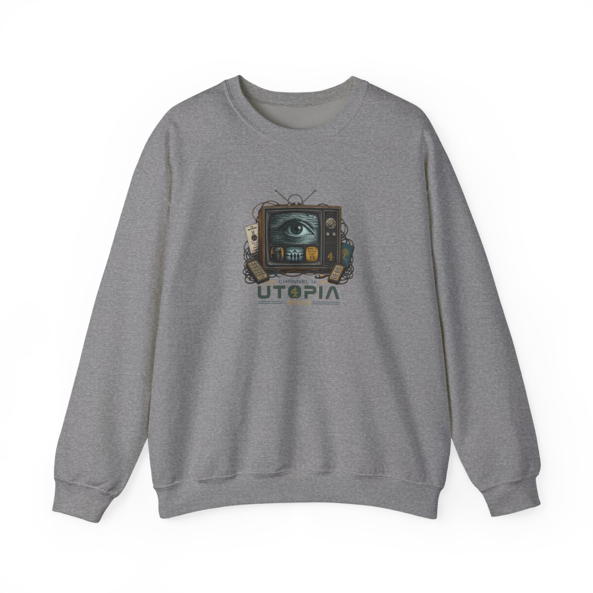 Utopia (UK) "Channel 4: Utopia 2013" Crewneck - alternate angle 3, merchandise