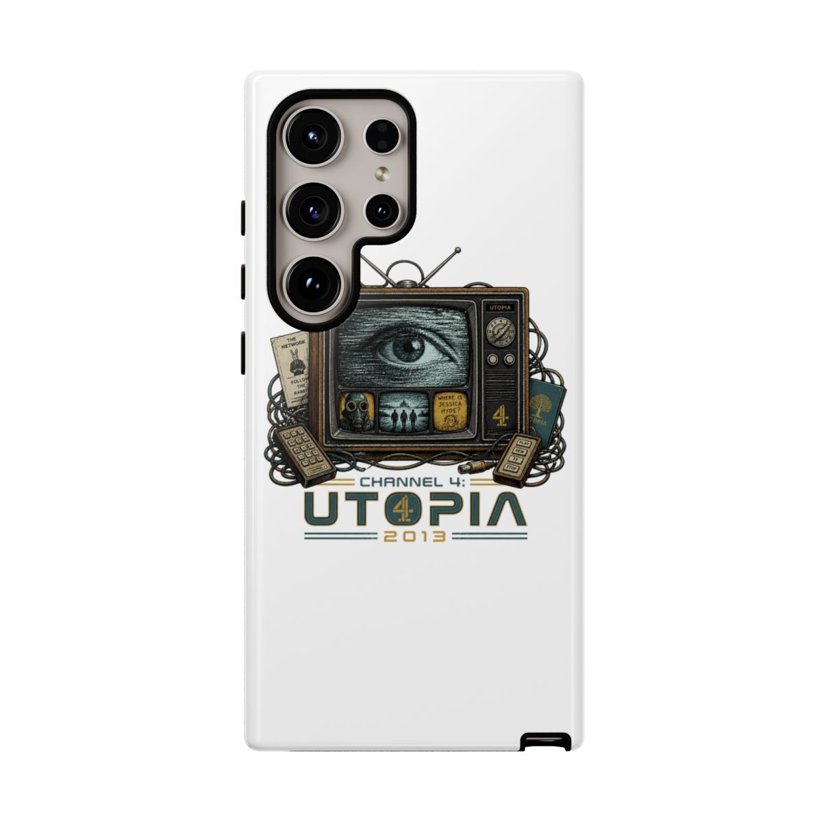 Utopia (UK) "Channel 4: Utopia 2013" Phone Case - alternate angle 3, merchandise