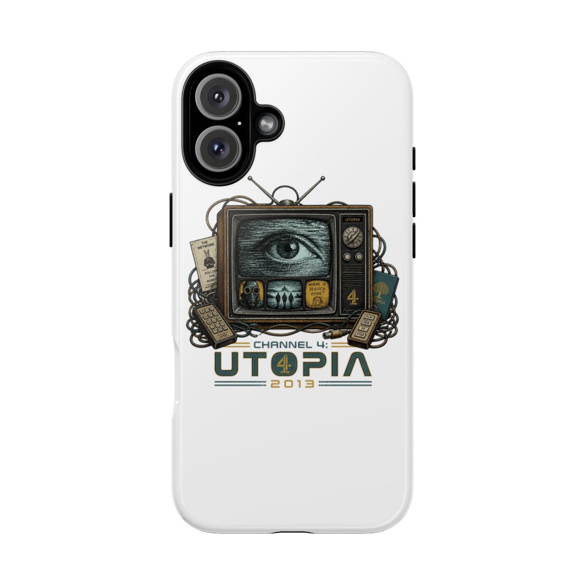 Utopia (UK) "Channel 4: Utopia 2013" Phone Case - alternate angle 5, merchandise