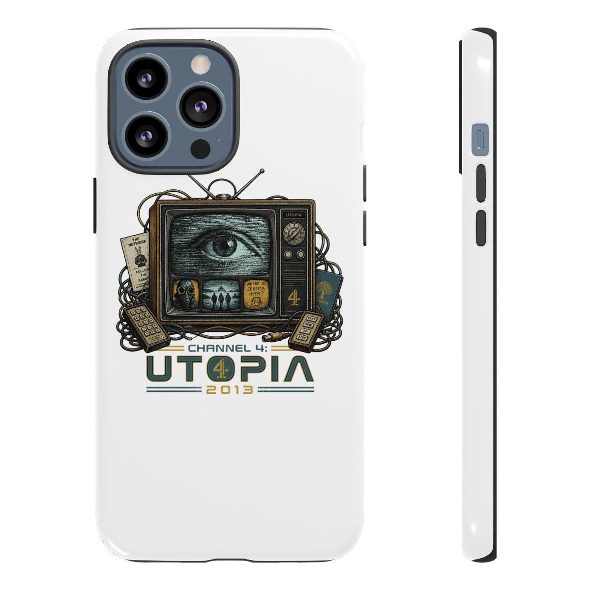 Utopia (UK) "Channel 4: Utopia 2013" Phone Case - alternate angle 2, merchandise