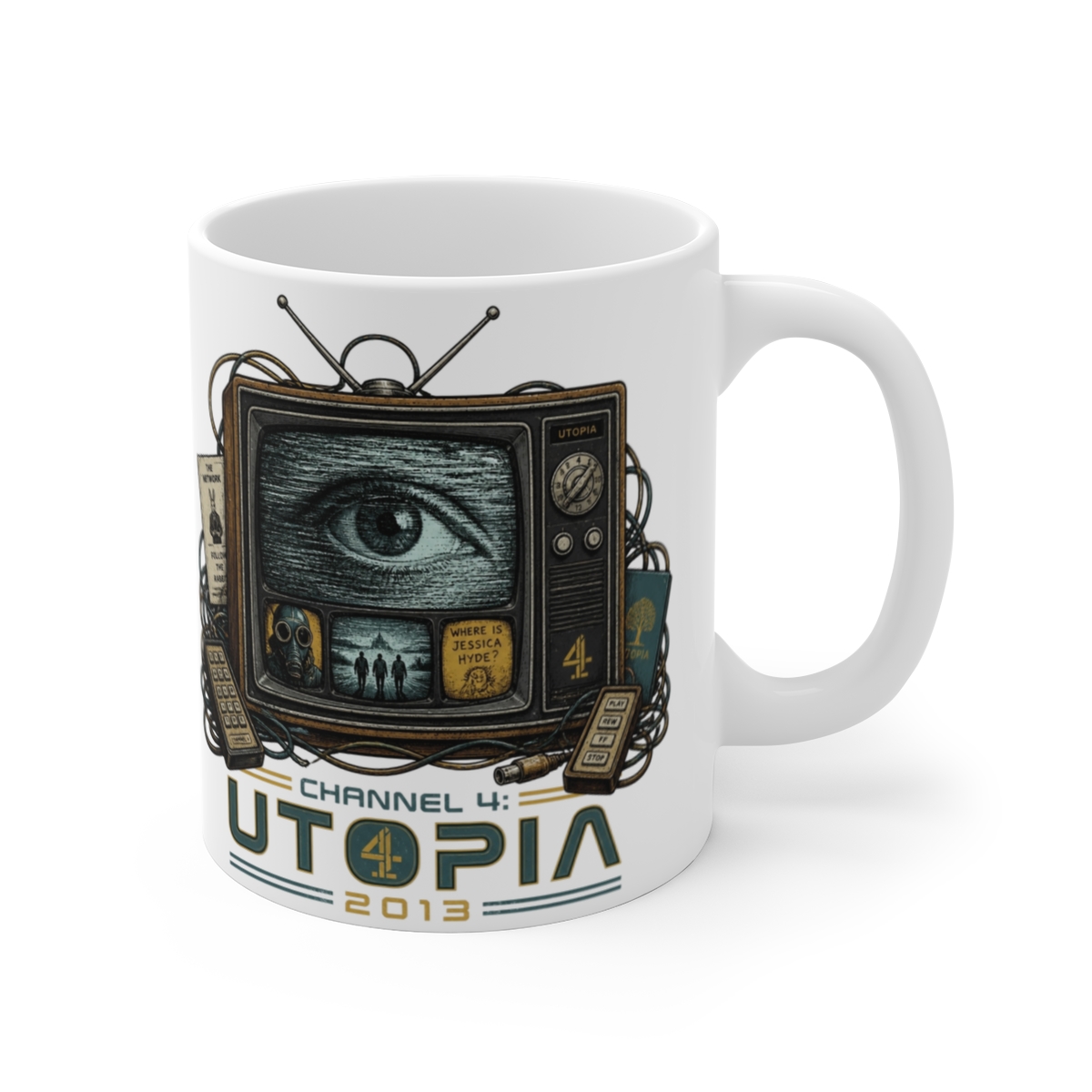 Utopia (UK) "Channel 4: Utopia 2013" White Mug