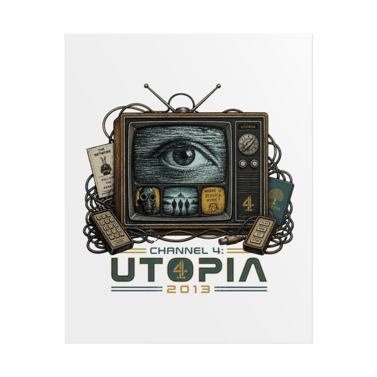Utopia (UK) "Channel 4: Utopia 2013" Poster