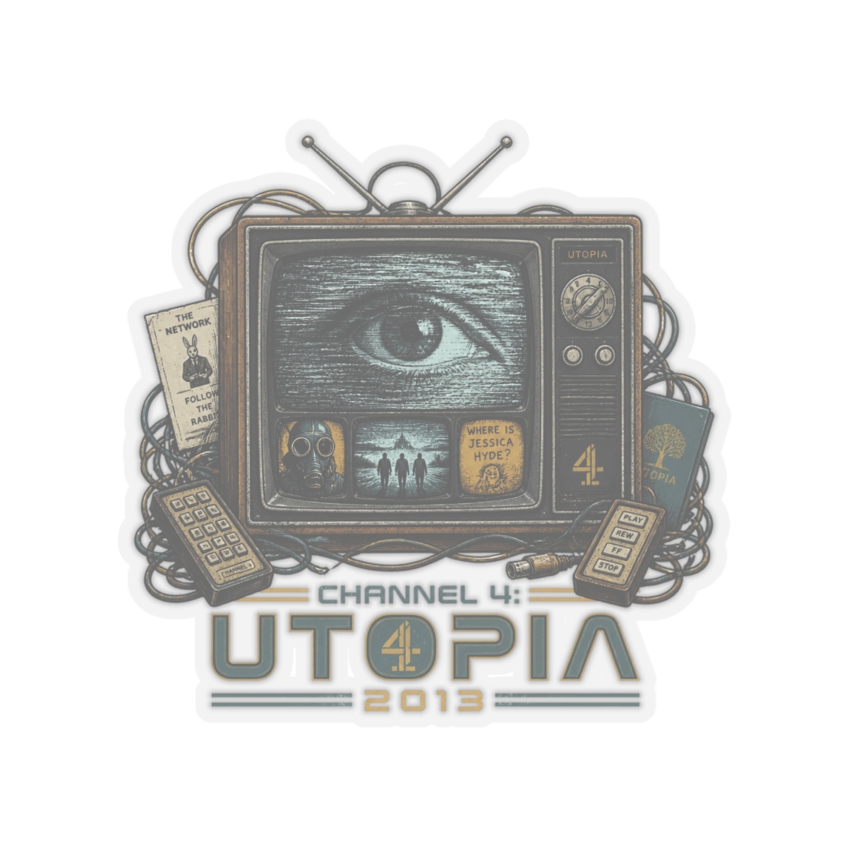 Utopia (UK) "Channel 4: Utopia 2013" Sticker